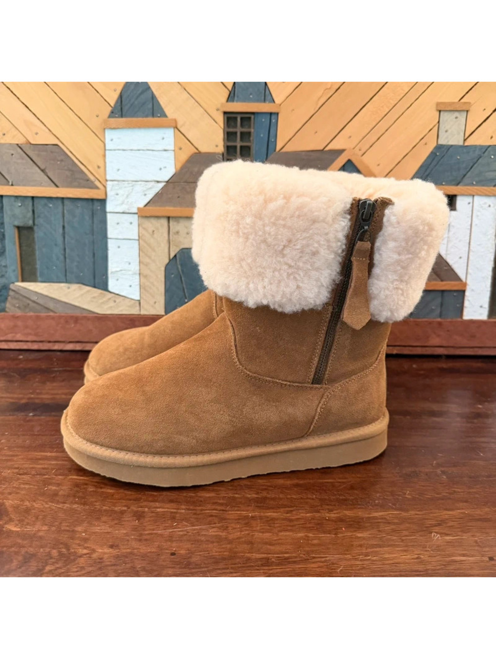 Bearpaw Karen Suede Winter Boots Women's Size 9